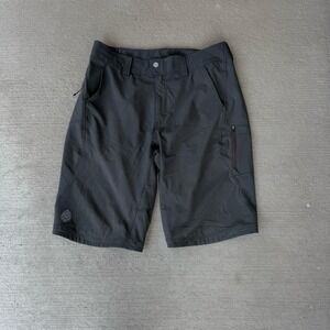Stio Men's Mountain Bike Shorts Gray Size 34 Trail Hiking Outdoor Performance